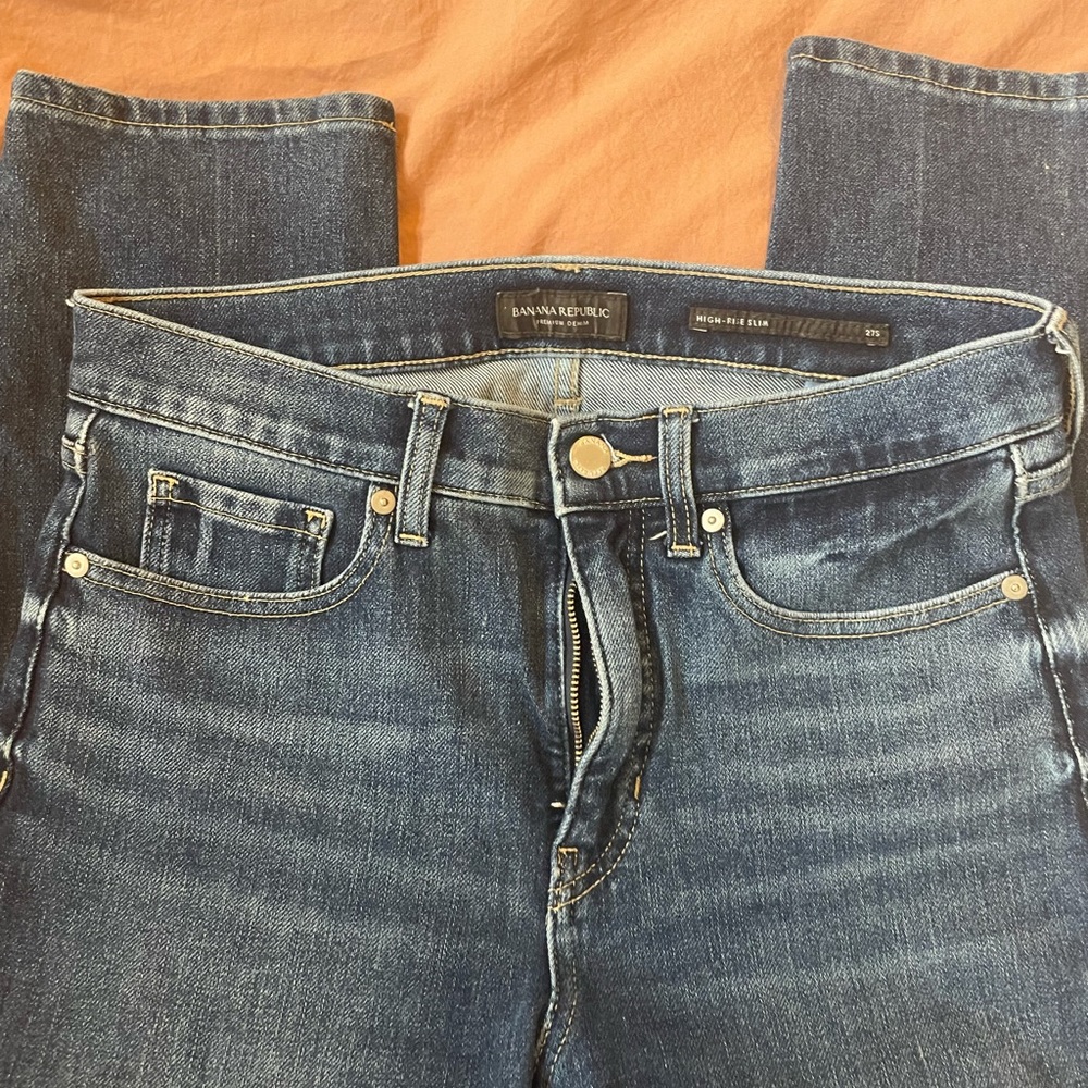 Banana Republic High-Rise Slim Jeans